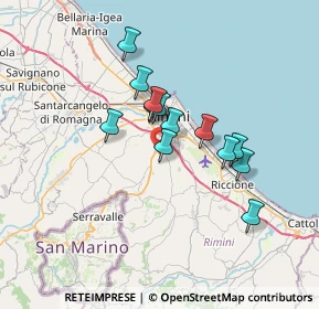 Mappa Via Consolare Rimini-San Marino, 47924 Rimini RN, Italia (5.43615)