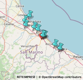 Mappa Via Consolare Rimini-San Marino, 47924 Rimini RN, Italia (10.41273)