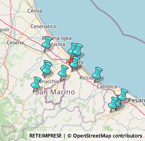 Mappa Via Consolare Rimini-San Marino, 47924 Rimini RN, Italia (13.81167)