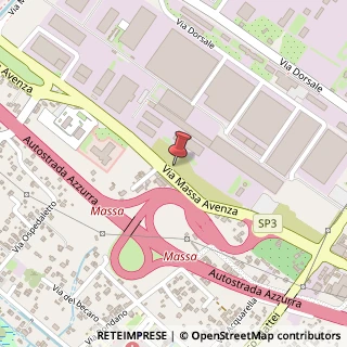 Mappa Via Massa Avenza, 32, 54100 Massa, Massa-Carrara (Toscana)