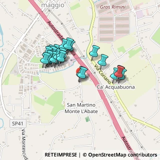 Mappa Via Monte L'Abbate, 47924 Rimini RN, Italia (0.41111)