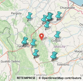 Mappa Via del Comune, 62021 Poggio San Vicino MC, Italia (14.66467)