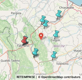 Mappa Via del Comune, 62021 Poggio San Vicino MC, Italia (14.41182)