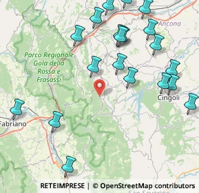 Mappa Via del Comune, 62021 Poggio San Vicino MC, Italia (10.3415)