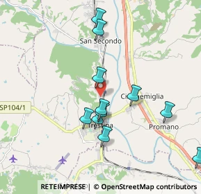 Mappa Via del Santuario, 06012 Città di Castello PG, Italia (1.90545)