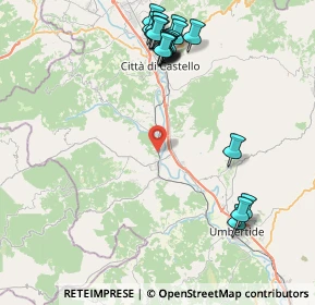 Mappa Via del Santuario, 06012 Città di Castello PG, Italia (9.96)