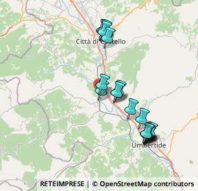 Mappa Via del Santuario, 06012 Città di Castello PG, Italia (7.585)