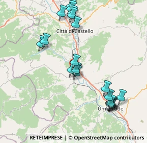Mappa Via del Santuario, 06012 Città di Castello PG, Italia (8.869)
