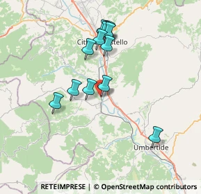 Mappa Via del Santuario, 06012 Città di Castello PG, Italia (6.96231)