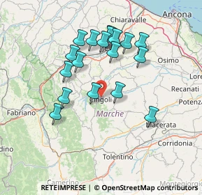 Mappa 62011 Cingoli MC, Italia (13.75167)