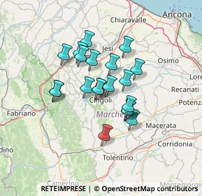 Mappa 62011 Cingoli MC, Italia (10.4265)