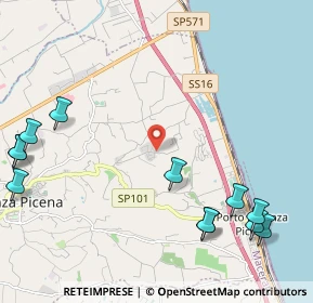 Mappa Via del Conero, 62018 Potenza Picena MC, Italia (3.0325)