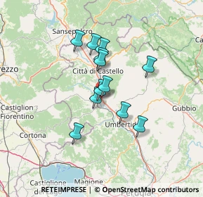 Mappa Via Antonio Mearelli, 06012 Città di Castello PG, Italia (10.50667)
