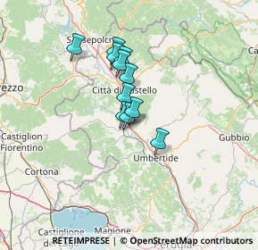 Mappa Via Antonio Mearelli, 06012 Città di Castello PG, Italia (9.36455)