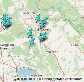 Mappa Via Antonio Mearelli, 06012 Città di Castello PG, Italia (17.4)