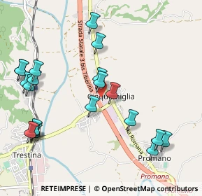 Mappa Via Antonio Mearelli, 06012 Città di Castello PG, Italia (1.2265)
