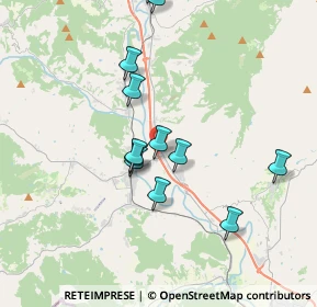 Mappa Via Antonio Mearelli, 06012 Città di Castello PG, Italia (5.5255)