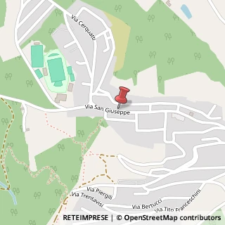 Mappa Via San Giuseppe, 72, 62011 Cingoli, Macerata (Marche)