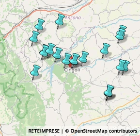 Mappa Via Aldo Santamarianova, 62011 Cingoli MC, Italia (7.827)