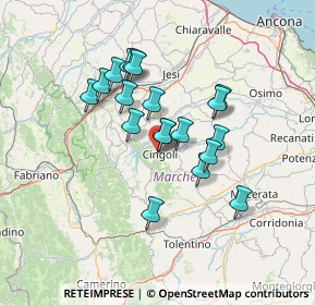 Mappa Via Aldo Santamarianova, 62011 Cingoli MC, Italia (11.46316)