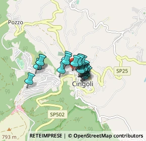 Mappa Borgo Paolo Danti, 62011 Cingoli MC, Italia (0.4305)