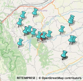 Mappa Borgo Paolo Danti, 62011 Cingoli MC, Italia (7.8045)