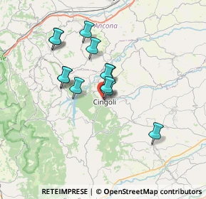 Mappa Borgo Paolo Danti, 62011 Cingoli MC, Italia (5.91583)