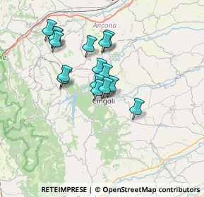 Mappa Borgo Paolo Danti, 62011 Cingoli MC, Italia (5.92375)