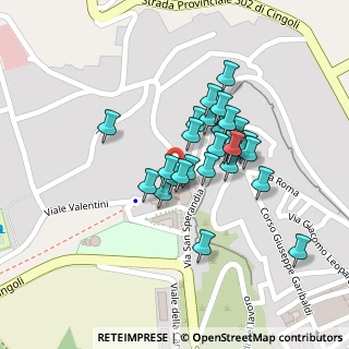 Mappa Borgo Paolo Danti, 62011 Cingoli MC, Italia (0.08214)