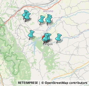 Mappa Via S. Giuseppe, 62011 Cingoli MC, Italia (5.74091)