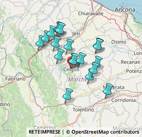 Mappa Via Luigi Ferri, 62011 Cingoli MC, Italia (11.44158)