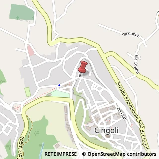 Mappa Via Luigi Ferri, 12, 62011 Cingoli, Macerata (Marche)