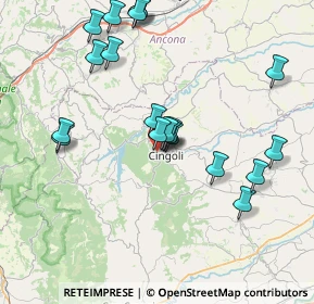 Mappa Via G. Silvestri, 62011 Cingoli MC, Italia (8.152)