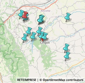Mappa Via G. Silvestri, 62011 Cingoli MC, Italia (7.24188)