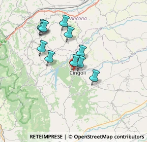 Mappa Via G. Silvestri, 62011 Cingoli MC, Italia (6.36909)