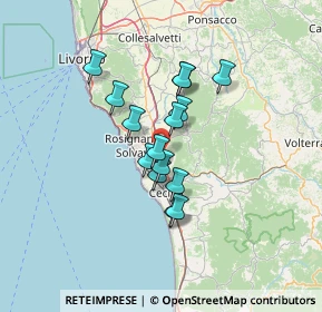 Mappa Località Malandrone, 56040 Castellina Marittima PI, Italia (10.12)