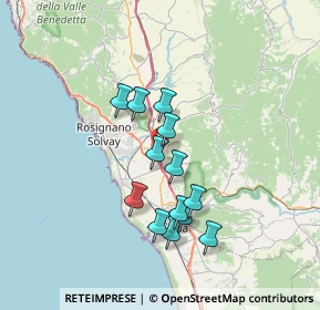 Mappa Località Malandrone, 56040 Castellina Marittima PI, Italia (6.04692)