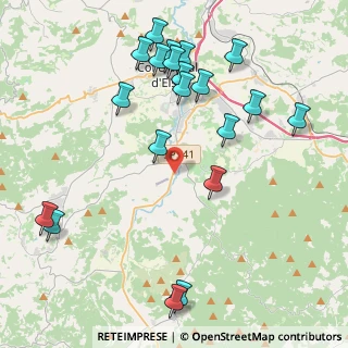 Mappa Zona Industriale Località Pian dell’Olmino, 53034 Colle di Val d'Elsa SI, Italia (4.9855)