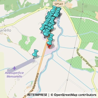 Mappa Zona Industriale Località Pian dell’Olmino, 53034 Colle di Val d'Elsa SI, Italia (0.46429)