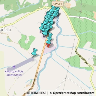 Mappa Zona Industriale Località Pian dell’Olmino, 53034 Colle di Val d'Elsa SI, Italia (0.45357)