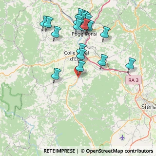 Mappa Zona Industriale Località Pian dell’Olmino, 53034 Colle di Val d'Elsa SI, Italia (9.296)