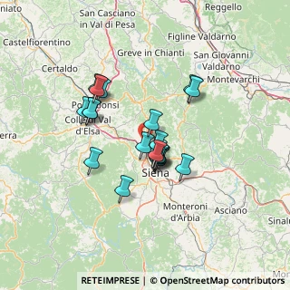 Mappa S.da della Staggia, 53035 Monteriggioni SI, Italia (10.8625)