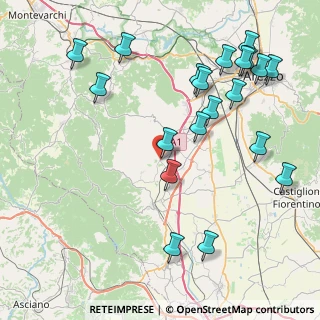 Mappa Via Rodolfo Morandi, 52041 Civitella in Val di Chiana AR, Italia (10.1)