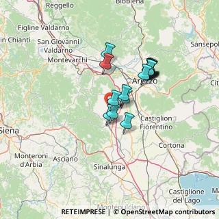 Mappa Via Rodolfo Morandi, 52041 Civitella in Val di Chiana AR, Italia (10.79)