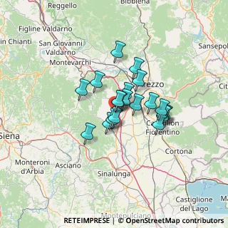 Mappa Via Rodolfo Morandi, 52041 Civitella in Val di Chiana AR, Italia (9.3245)