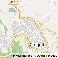 Mapa Cingoli