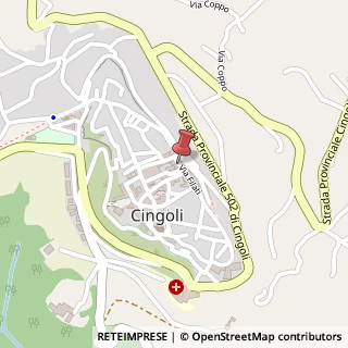 Mappa Via Filati, 12, 62011 Cingoli, Macerata (Marche)