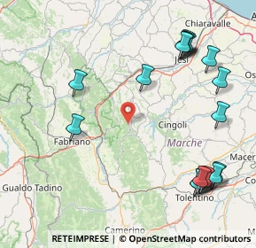 Mappa Via Avenella, 62021 Poggio San Vicino MC, Italia (21.67611)