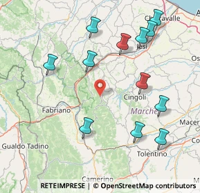 Mappa Via Avenella, 62021 Poggio San Vicino MC, Italia (18.4775)