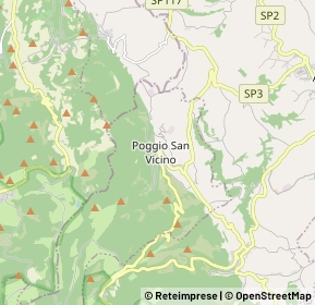 Mappa Via avenella, 62021 Poggio San Vicino MC, Italia (1.132)